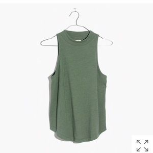 Madewell Mockneck Shirttail Tank Top